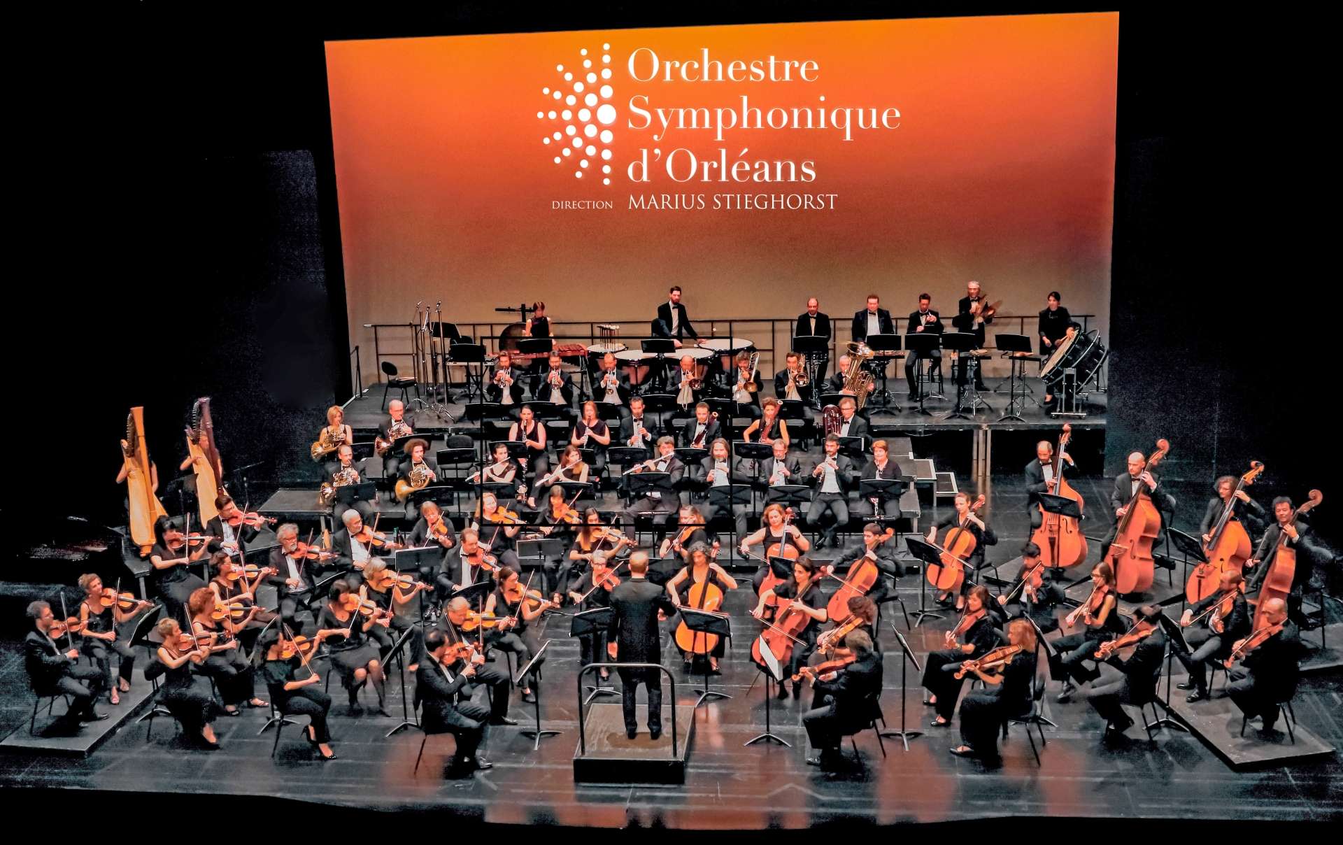 Les musiciens et musiciennes de l'Orchestre Symphonique d'Orléans